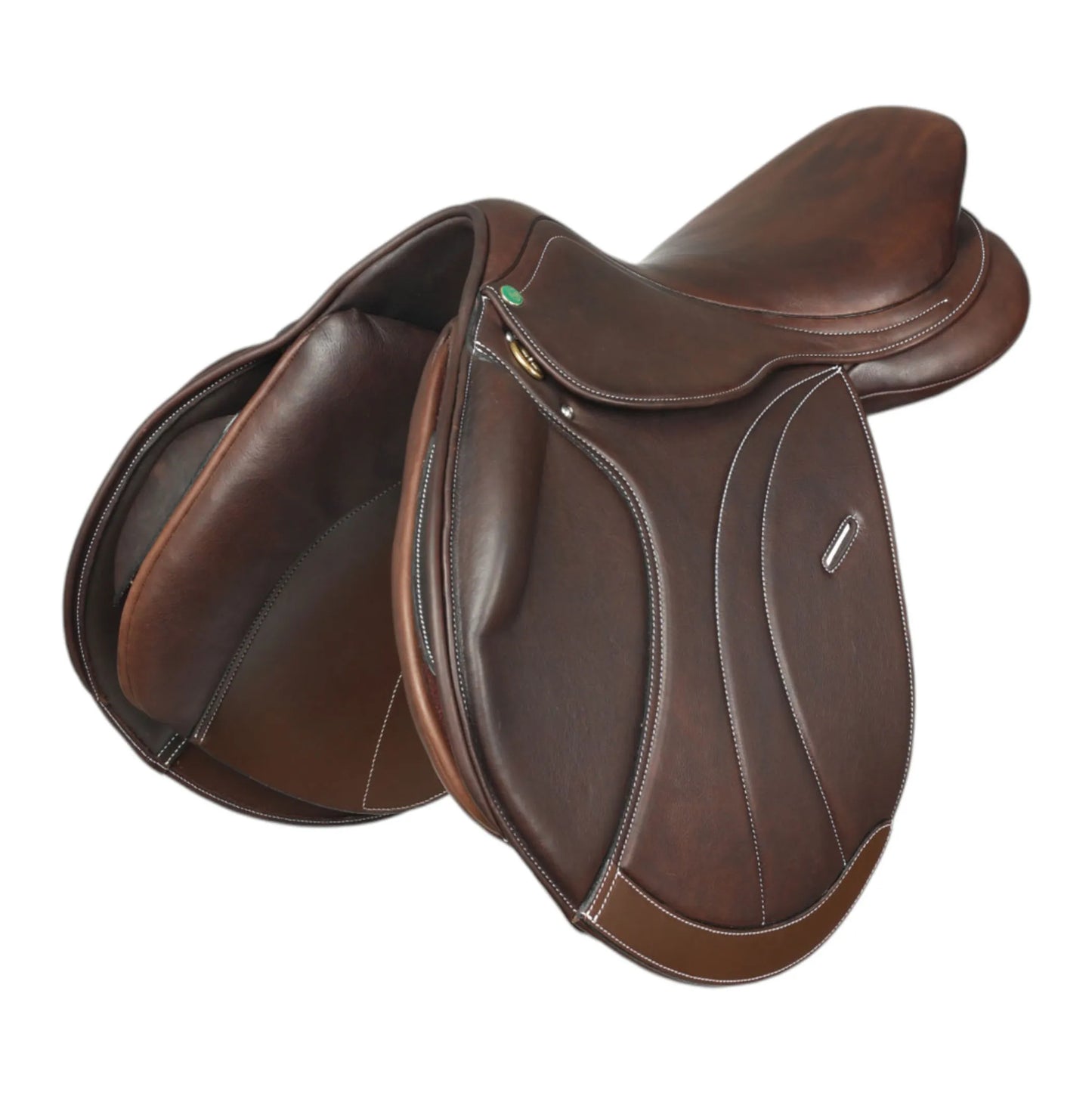 “SUFS ELIGIBLE”  Henri De Rivel Equipe H Close Contact IGP Flocked Saddle- Havana -16.5