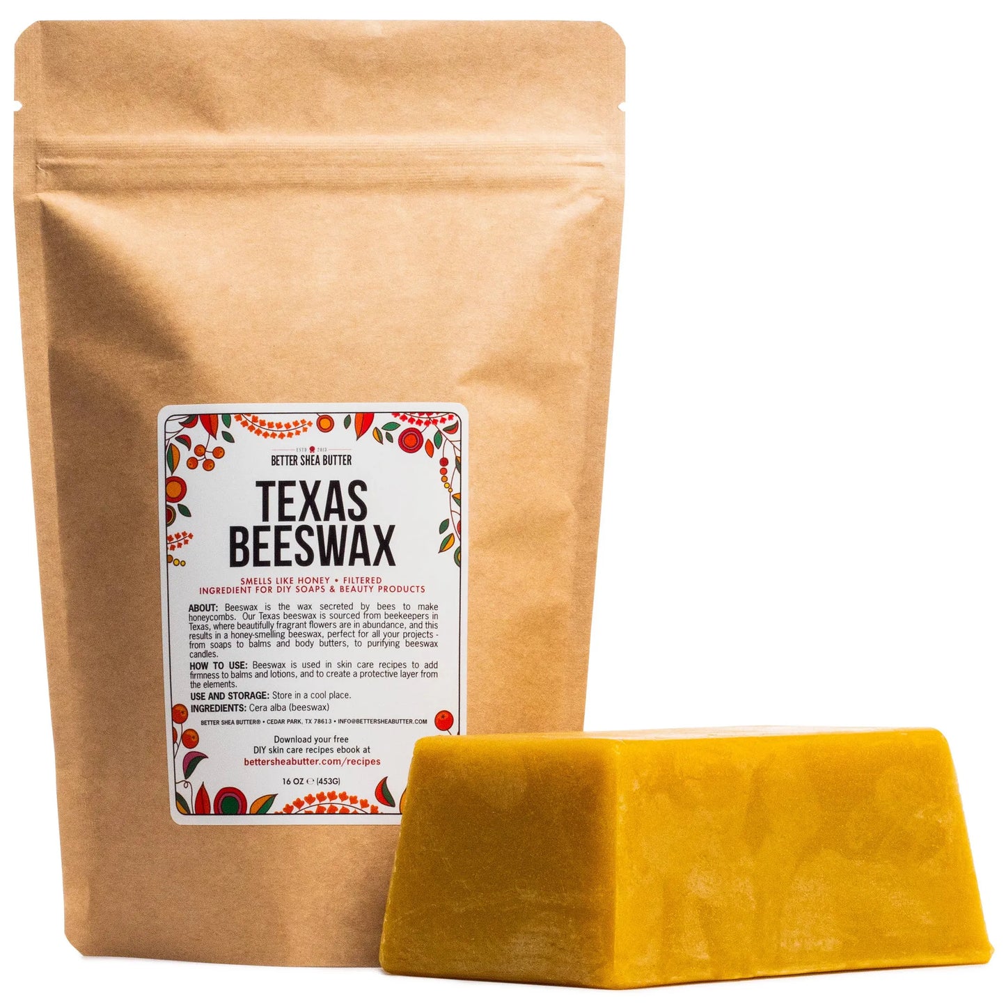 Beeswax Block- For all your Homestead Crafts Classes- Candle making, Soap making