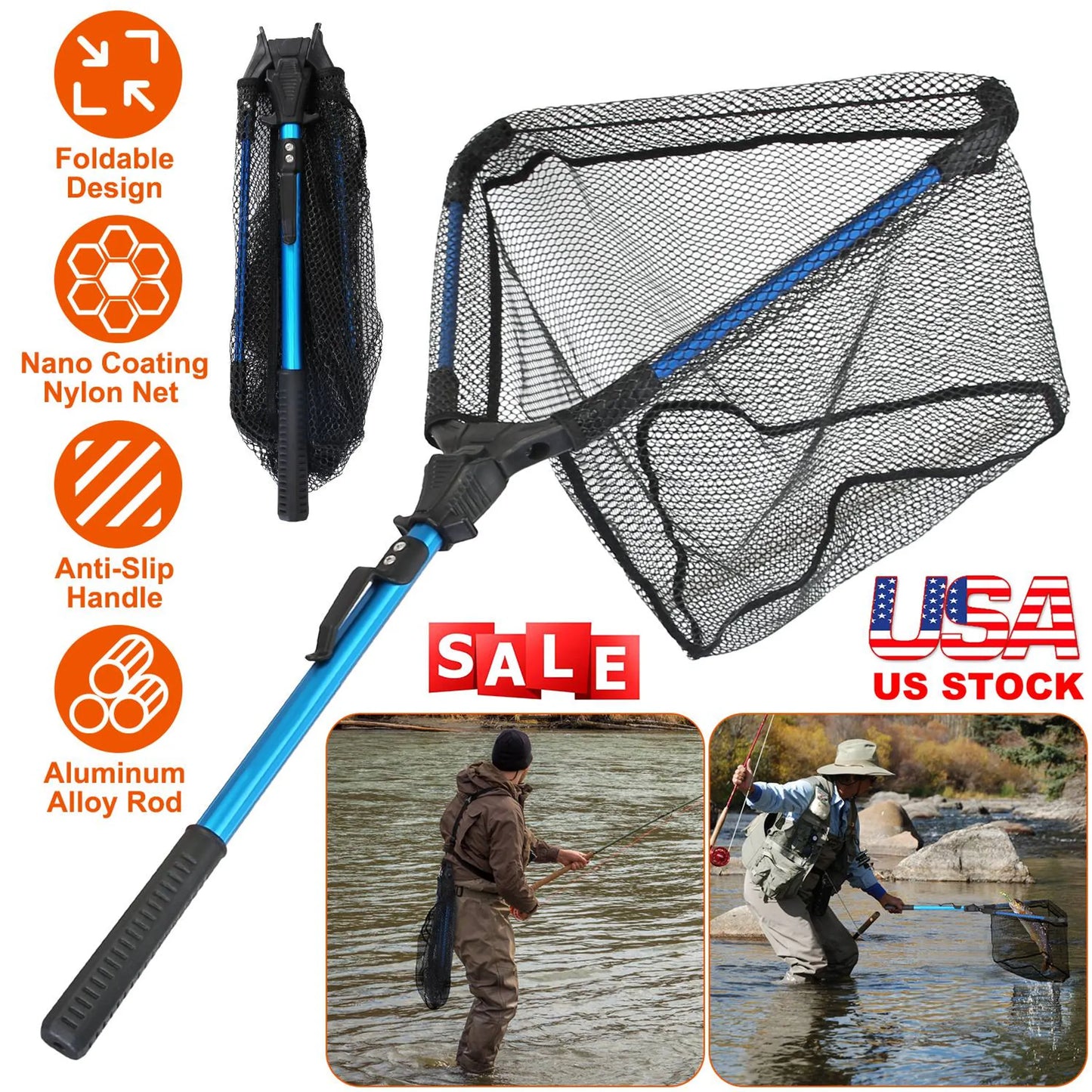 Foldable Fishing Net