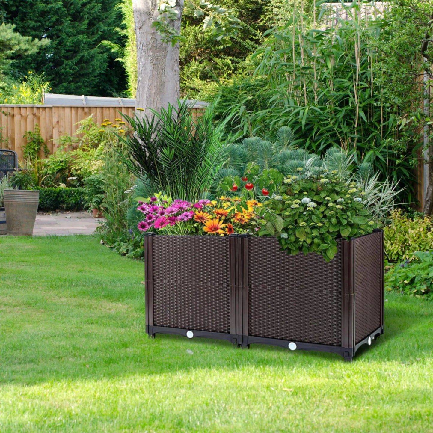 Raised Garden Bed Plant Growth Box