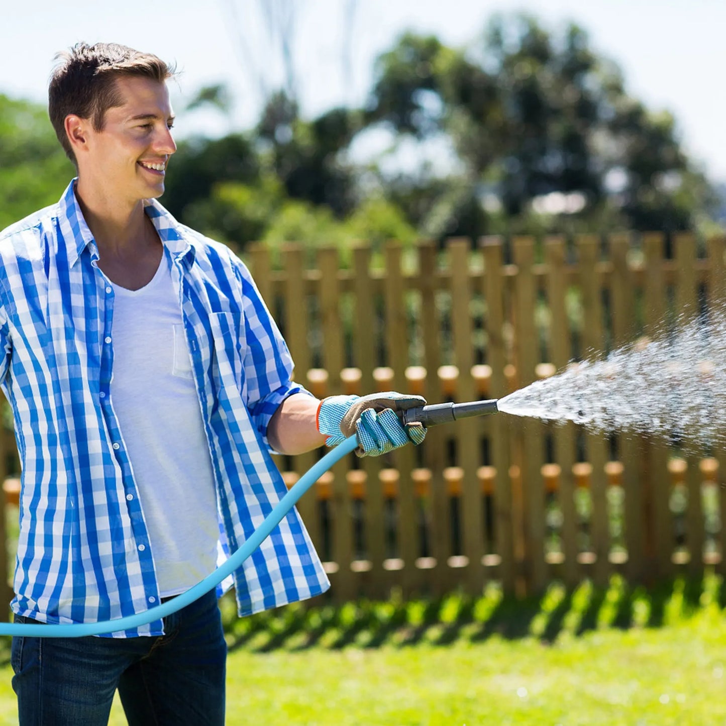 25FT/50FT 5/8" Non-Expanding Flexible Garden Hose