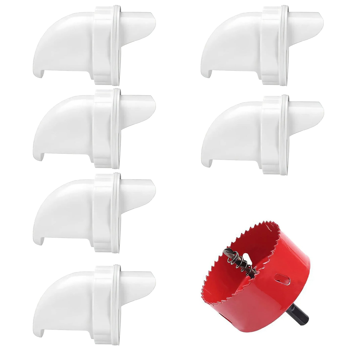 6Packs DIY Spill-free Chicken Feeders