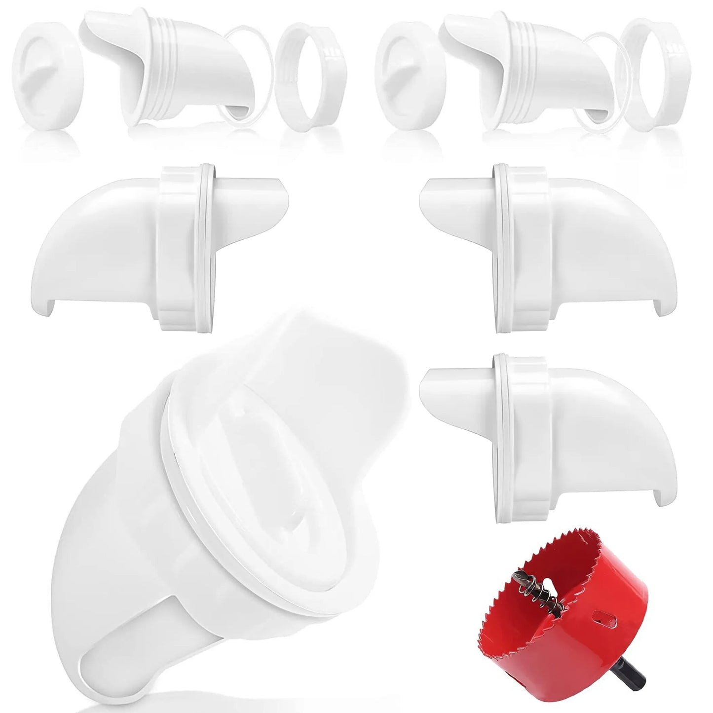 6Packs DIY Spill-free Chicken Feeders