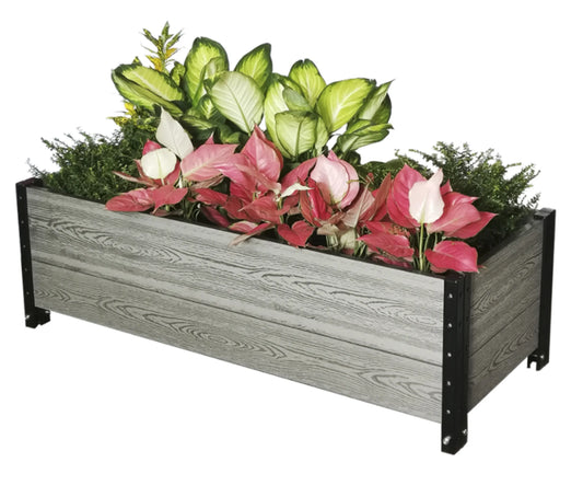 Deckside Planter Box in Grey 45" L x 19" W x 14" H