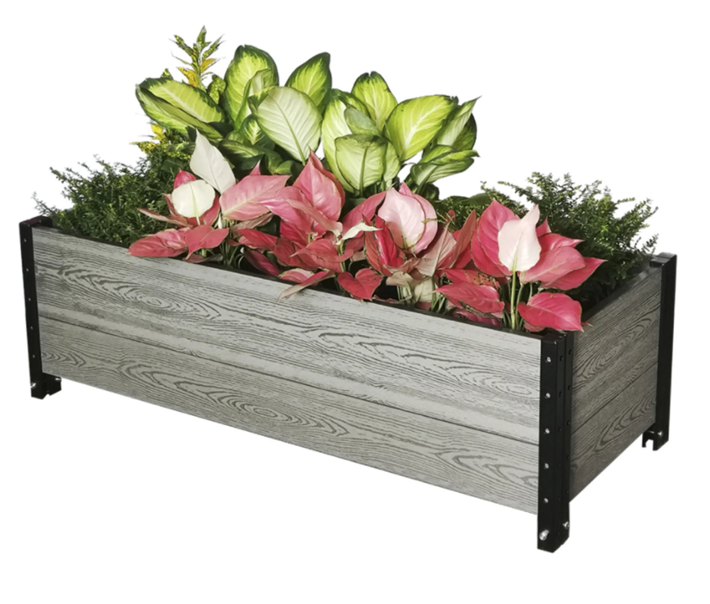 Deckside Planter Box in Grey 45" L x 19" W x 14" H