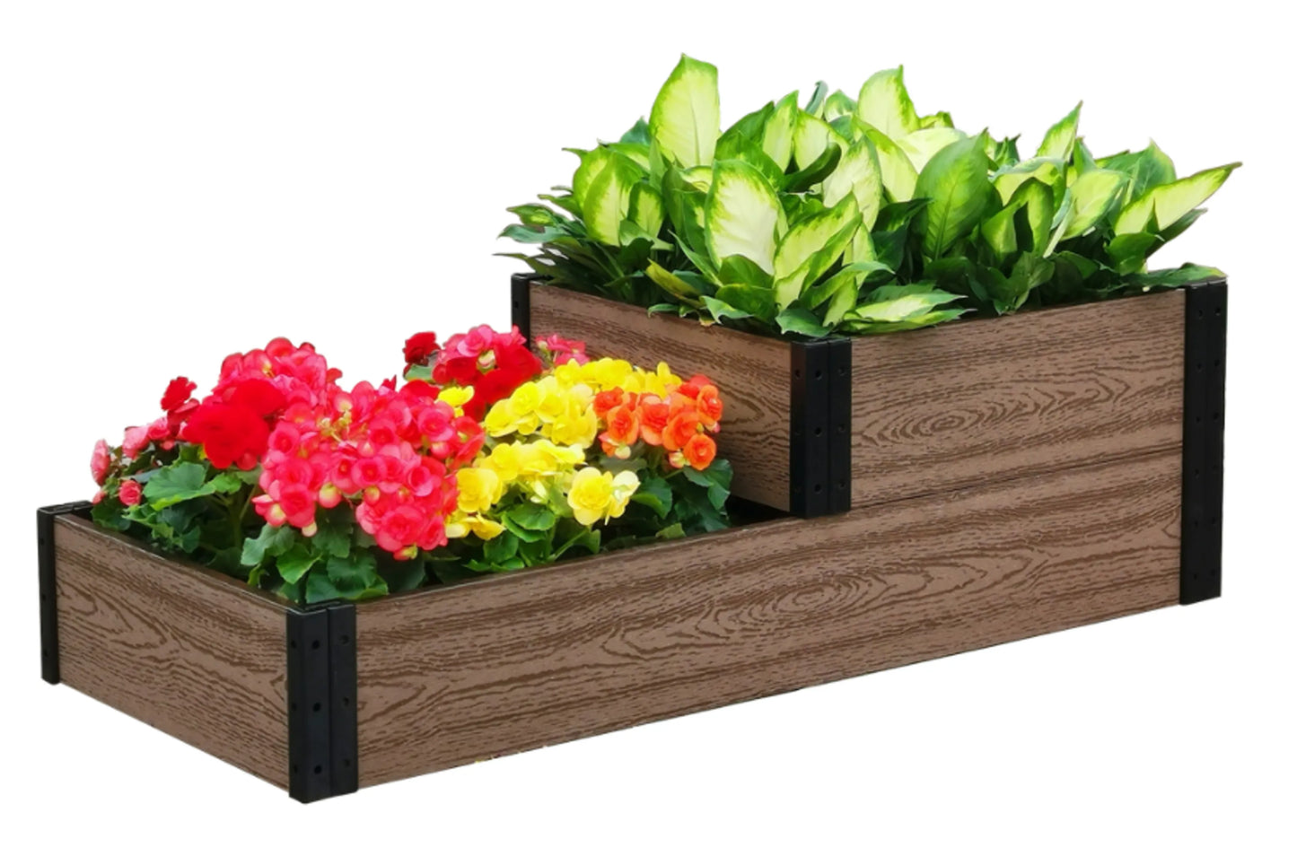 Terraced Roadside Garden Bed 48"/24" L x 21" W x 7"/14" H